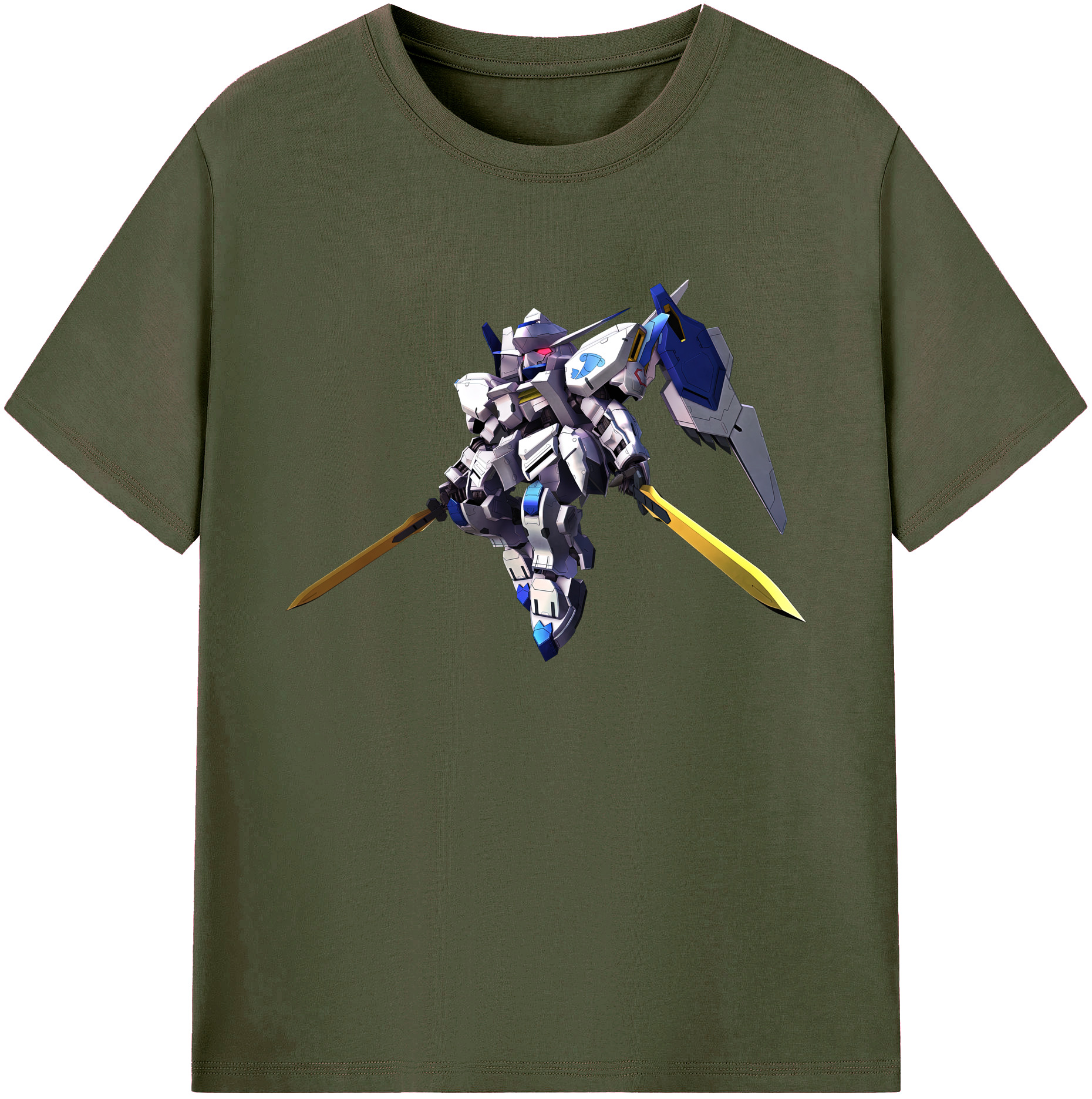 （画像用） 機動戦士ガンダム Mobile Suit Gundam 綿100％ メンズ半袖Tシャツ｜肌触りやわらか＆通気性